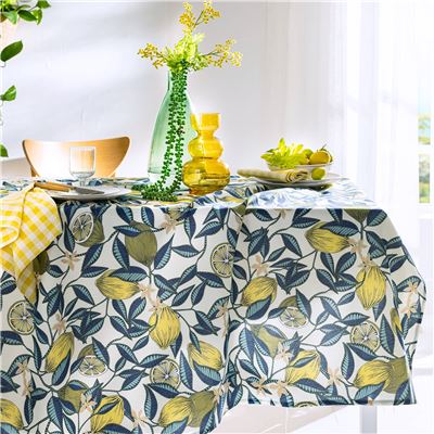 Nappe imprimé citrons - BECQUET CRÉATION