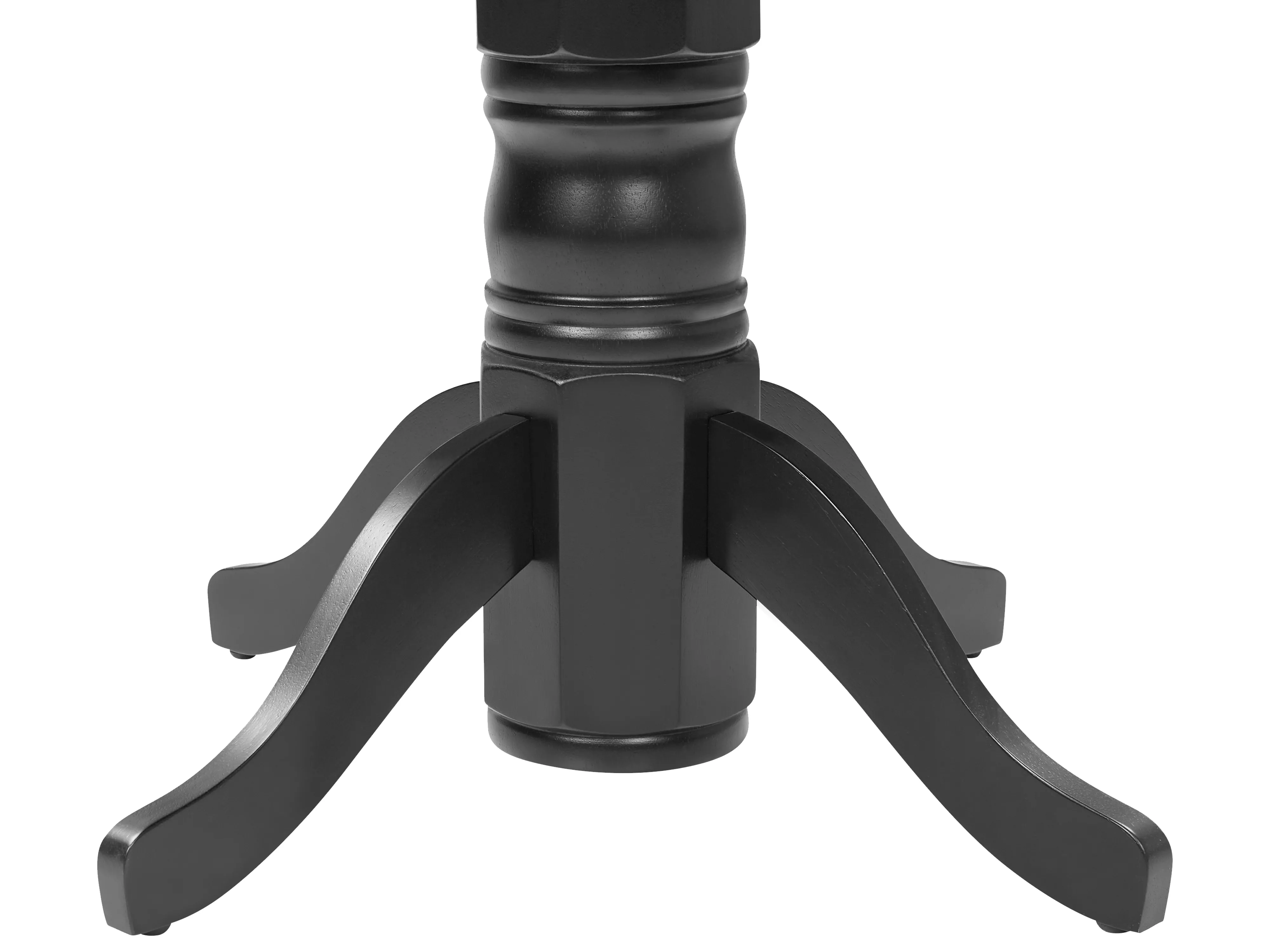 Eettafel uitschuifbaar AKRON Zwart 106 cm 106/150 cm
