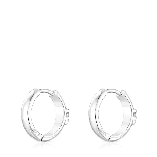 Pendientes aro osso de prata TOUS Basics