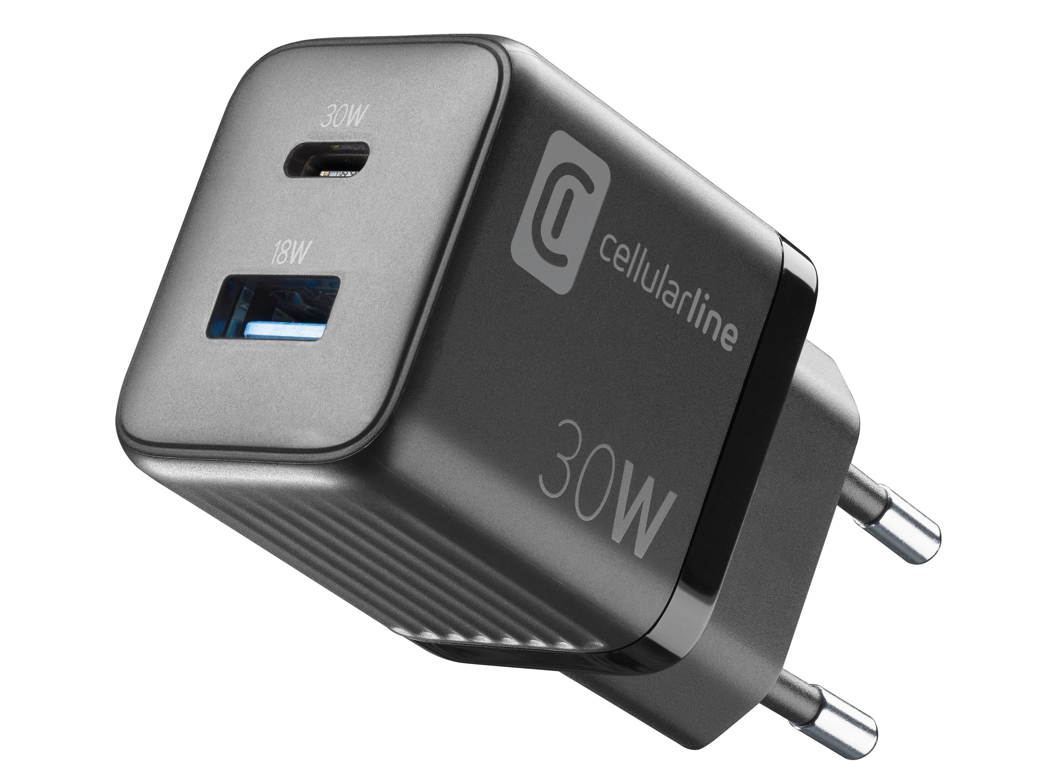 CARREGADOR CASA CL GAN 30W 2 PORTAS