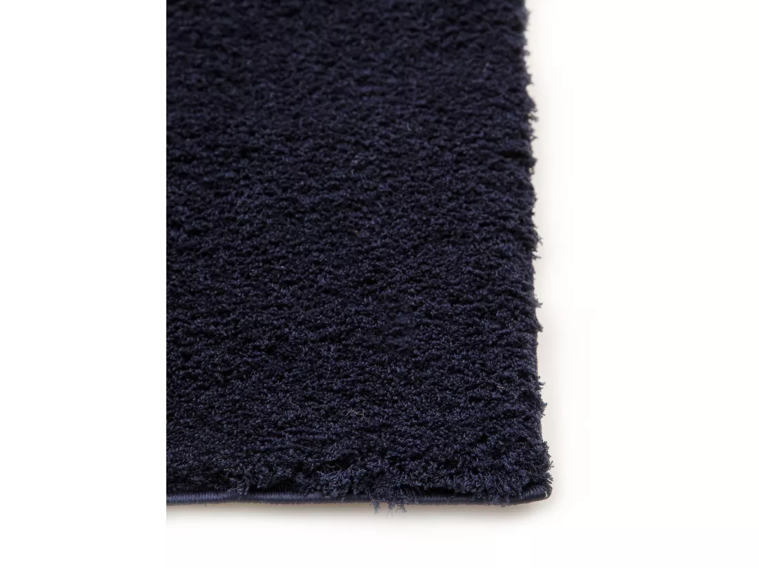 Tapis à poils longs Soda Bleu foncé 120x170 cm