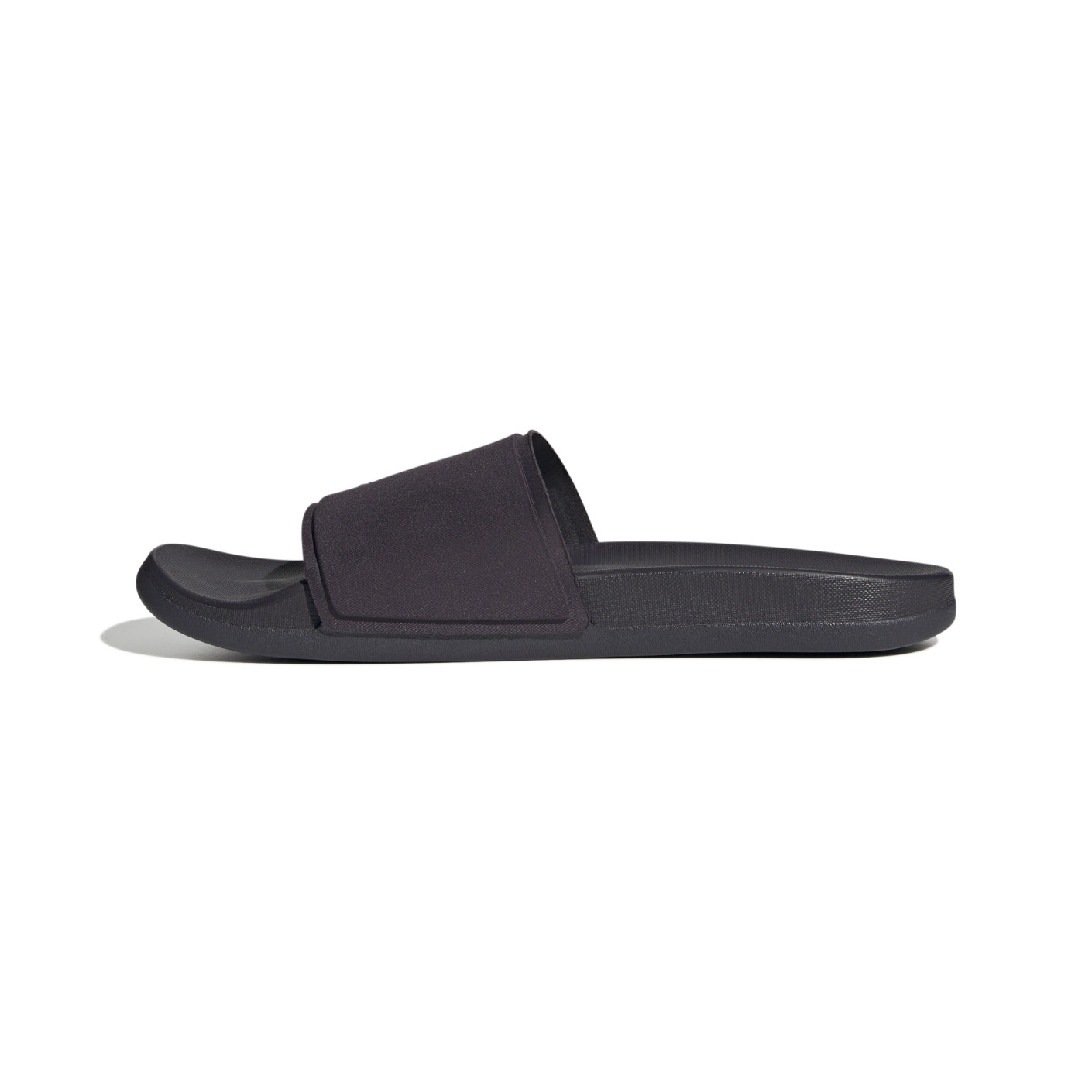 Adidas Adilette Comfort Elevated Slippers Zwart Donkerpaars