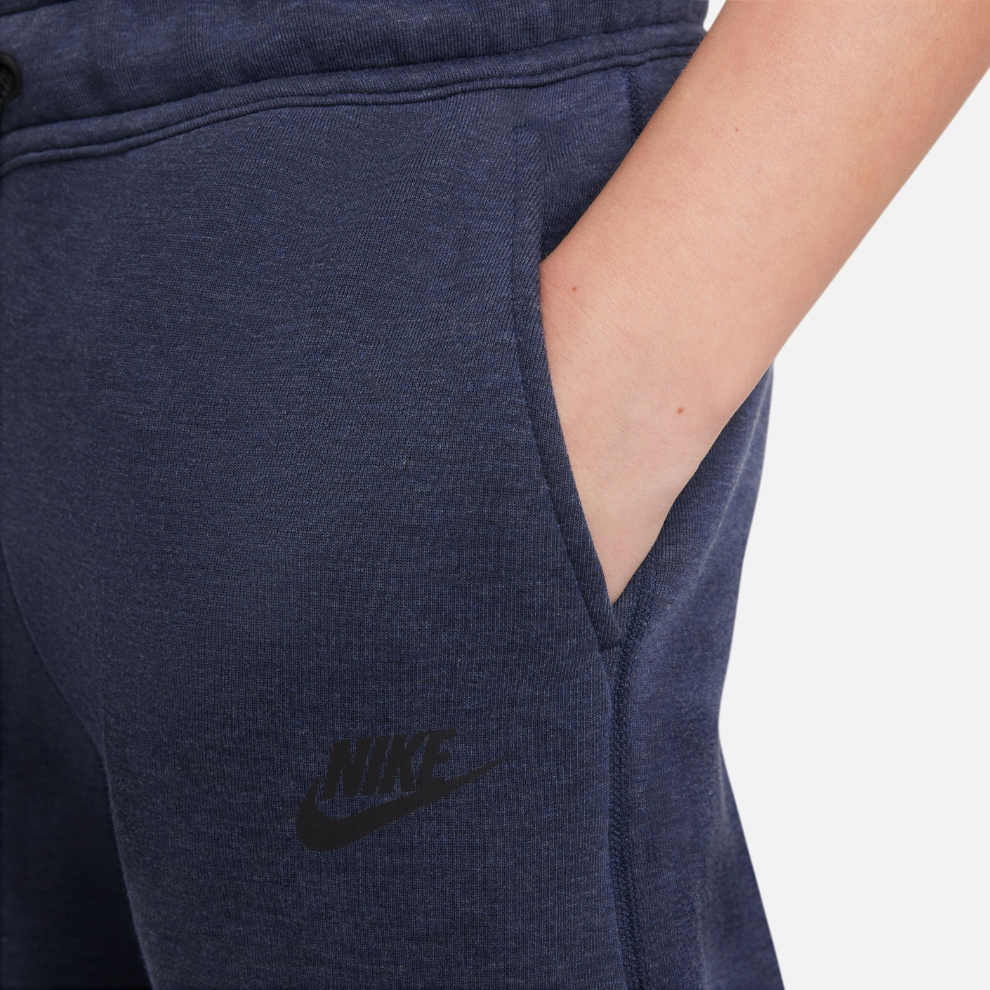 Nike Tech Fleece Sportswear Trainingspak Kids Donkerblauw Zwart