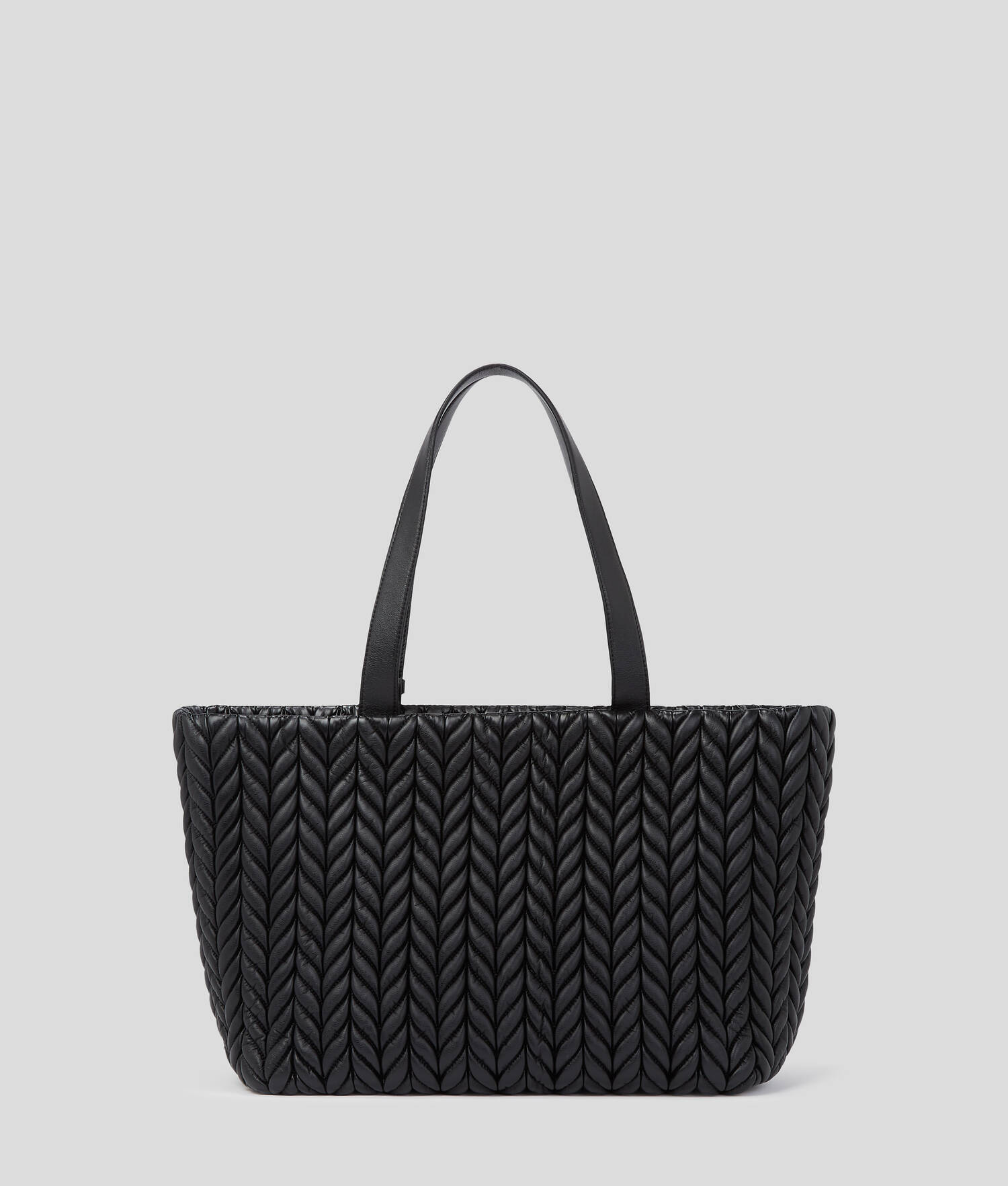 GRAND SAC CABAS K/WEAVE - Noir-Nickel