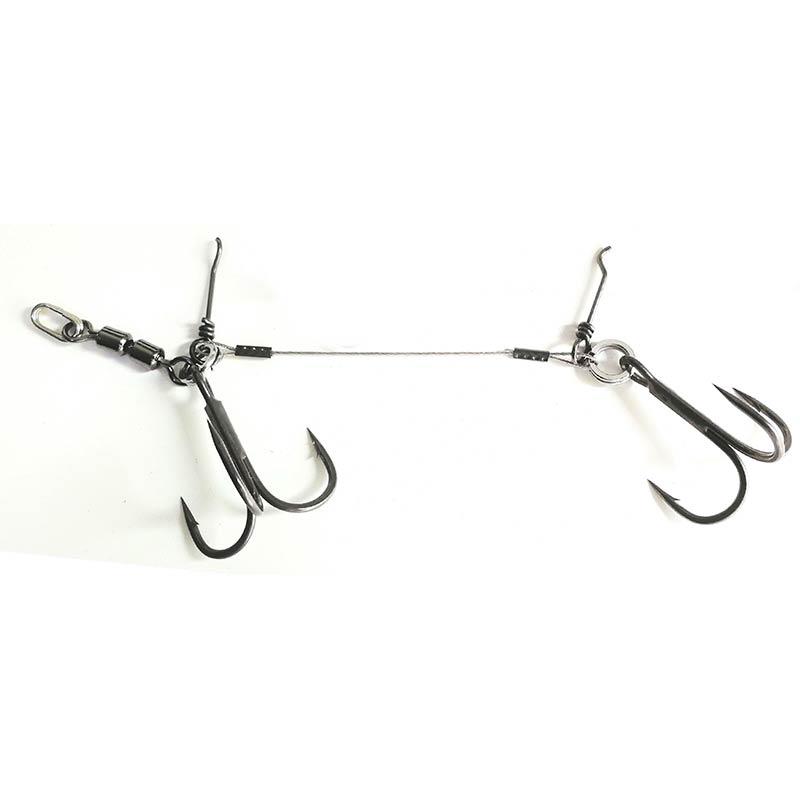 Monture Pikecraft Double Swivel Stinger Rig