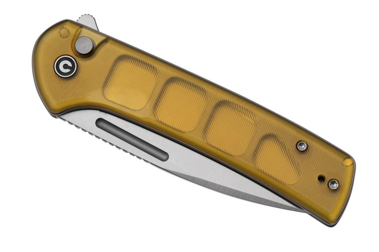 Civivi Conspirator C21006-5 Satin Nitro-V, Polished Ultem, zakmes