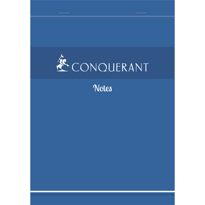 Bloc de bureau Oxford Office 14,8 x 21 cm agrafé bleu - 5 x 5 - 100 feuilles