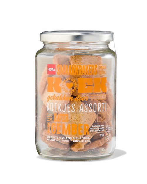pot en verre avec biscuits - 220g