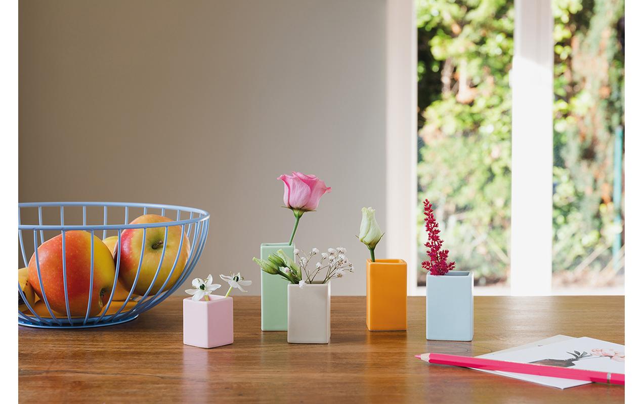 Vasen-Set Mini, in Pastelltönen, 5 StückMini Vasen in 5 Farben