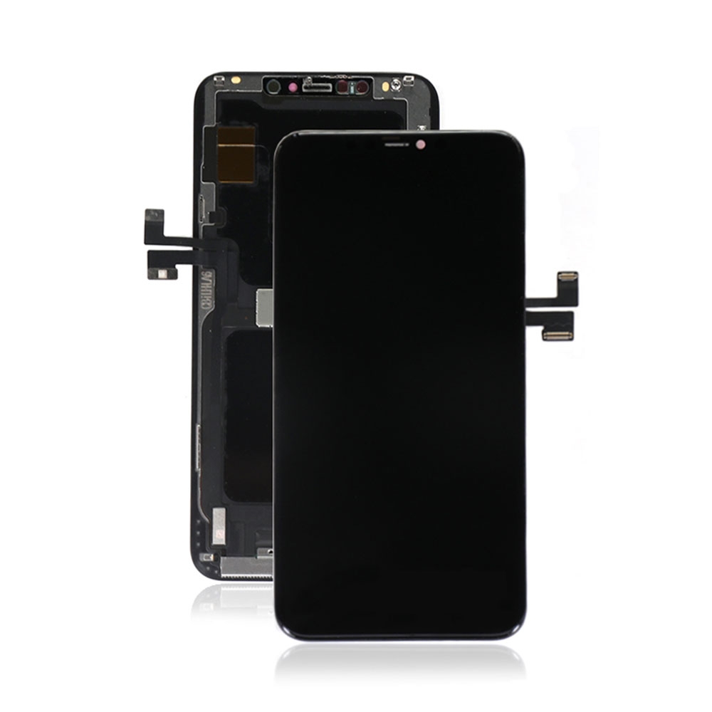 iPhone 11 Pro Max Ersatzdisplay (Digitizer, AMOLED, Rahmen) - Schwarz