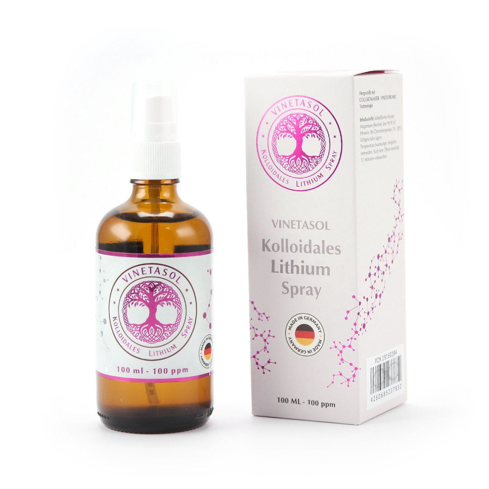 VINETASOL - Kolloidales Lithium Spray 100ppm