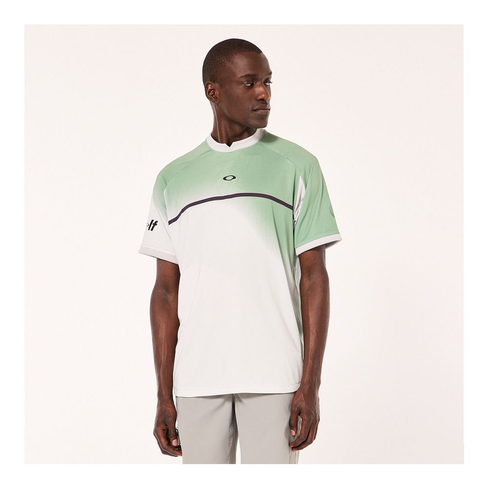 Oakley SAND CAMO - Polo Homme new jade