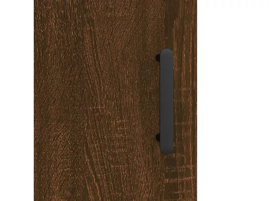 Bureau chêne marron 140x50x75 cm bois d'ingénierie