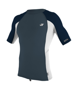 O'Neill Premium Skins S/S Rash Guard CADET BLUE/WHITE