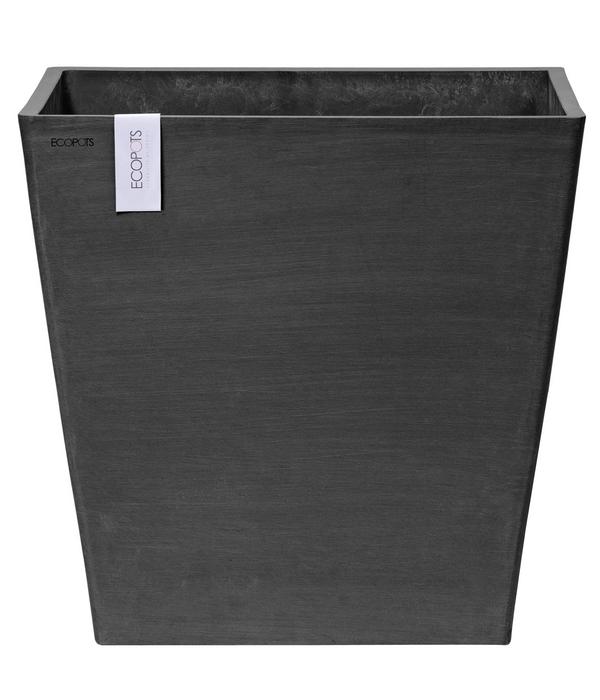 Ecopots Kunststoff-Topf Rotterdam mit Rollen