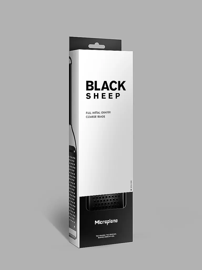 MICROPLANE Reibe Grob Schwarz schwarz