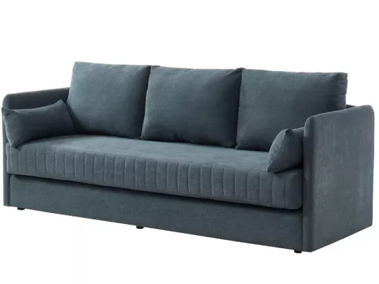 Canapé 3 places convertible en tissu GRECCO - Gris