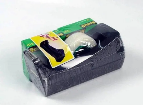 3M Scotch, 33 m, Transparent, Papir, 19 mm, 2,54 mm, 3 stk