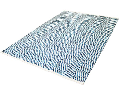 Fleckerlrug Venus 510 blauw 160x230 cm