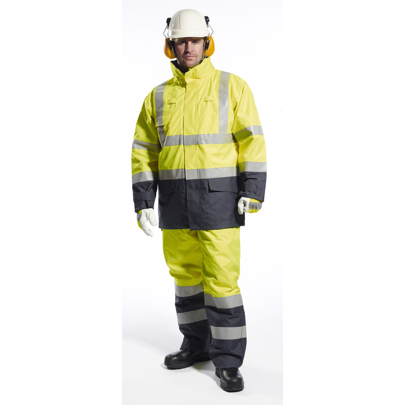 Portwest ABS veiligheidshelm met vizier wit