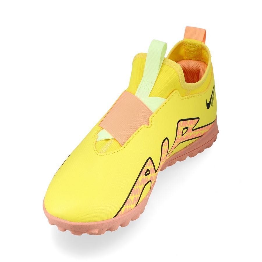 Nike Air Zoom Mercurial Vapor 15 Academy TF Lucent - Jaune/Crépuscule Enfant