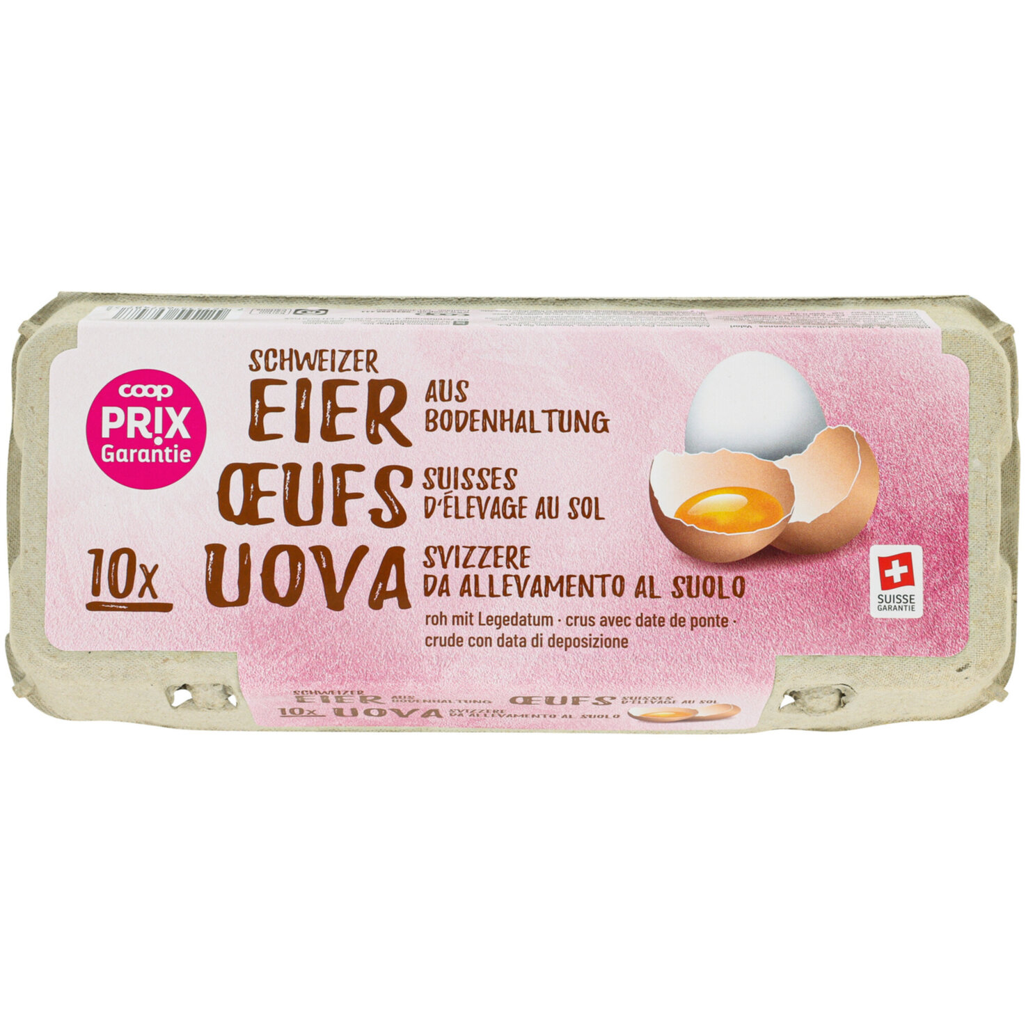 Prix Garantie Eier Bodenhaltung 10 Stück