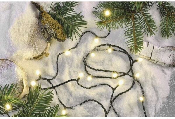 LED Kerst Lichtketting voor Buiten 180xLED/8 modi 23m IP44 warm wit