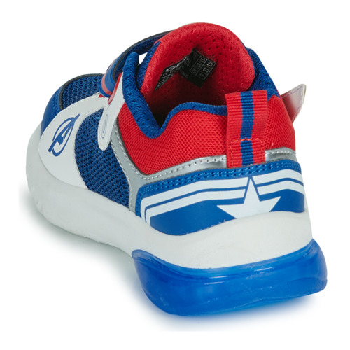 Geox - J CIBERDRON BOY - Bleu / Rouge / Blanc