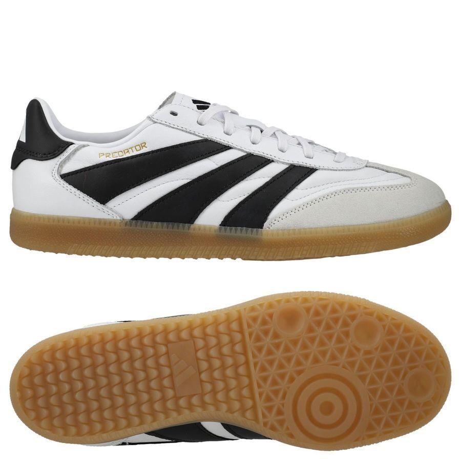 adidas Predator Freestyle IN Polar Victory - Blanc/Noir/Doré