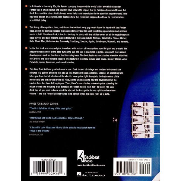 Hal Leonard The Bass Book