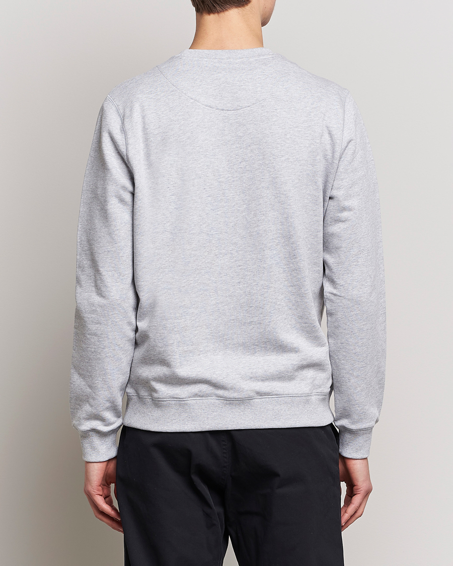 Stenströms Cotton Collage Crew Neck Grey Melange