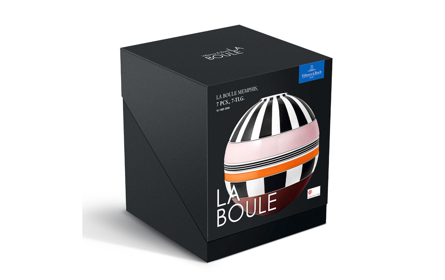 Speise-Service Iconic La Boule 7 Stück, Mehrfarbig<br>Teller und Schalen Set