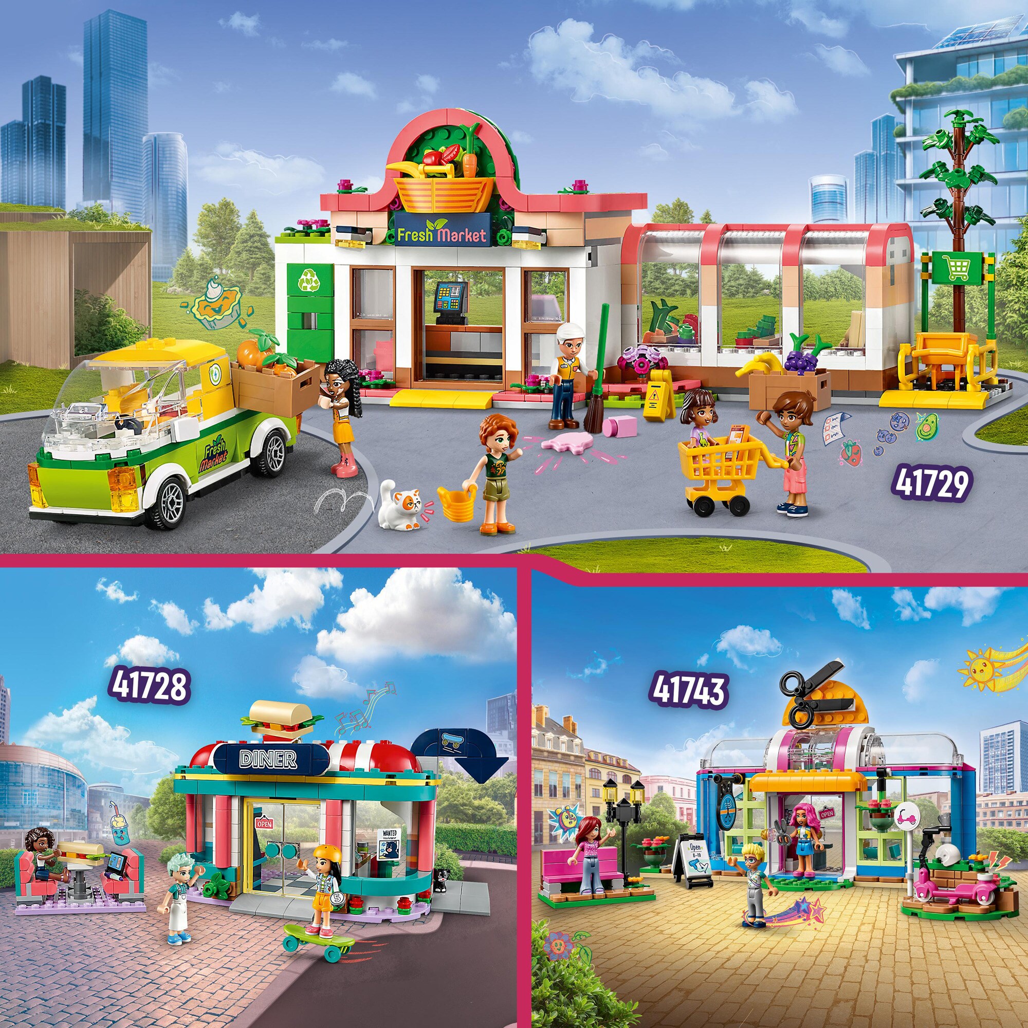 LEGO Konstruktionsspielzeug Friends Restaurant