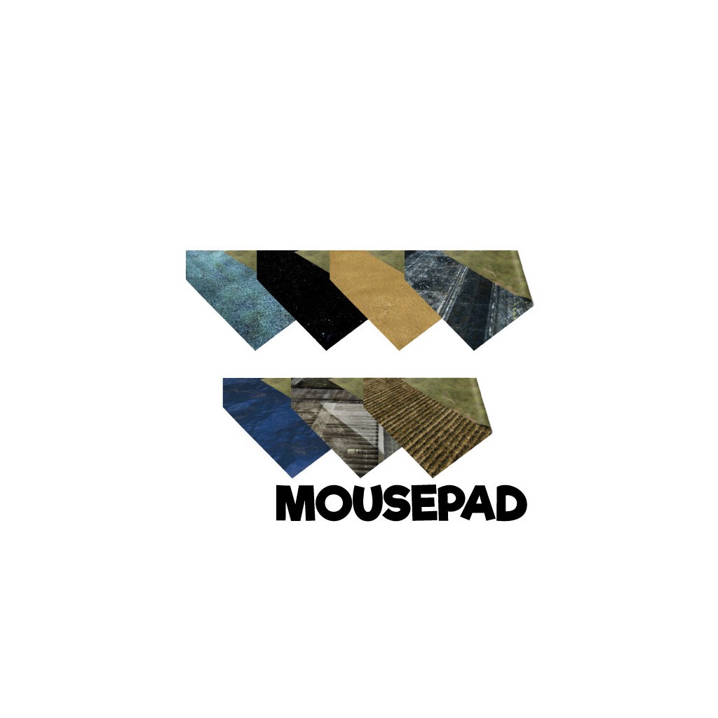 Playmats - Mousepad - Tapis recto/verso - 48
