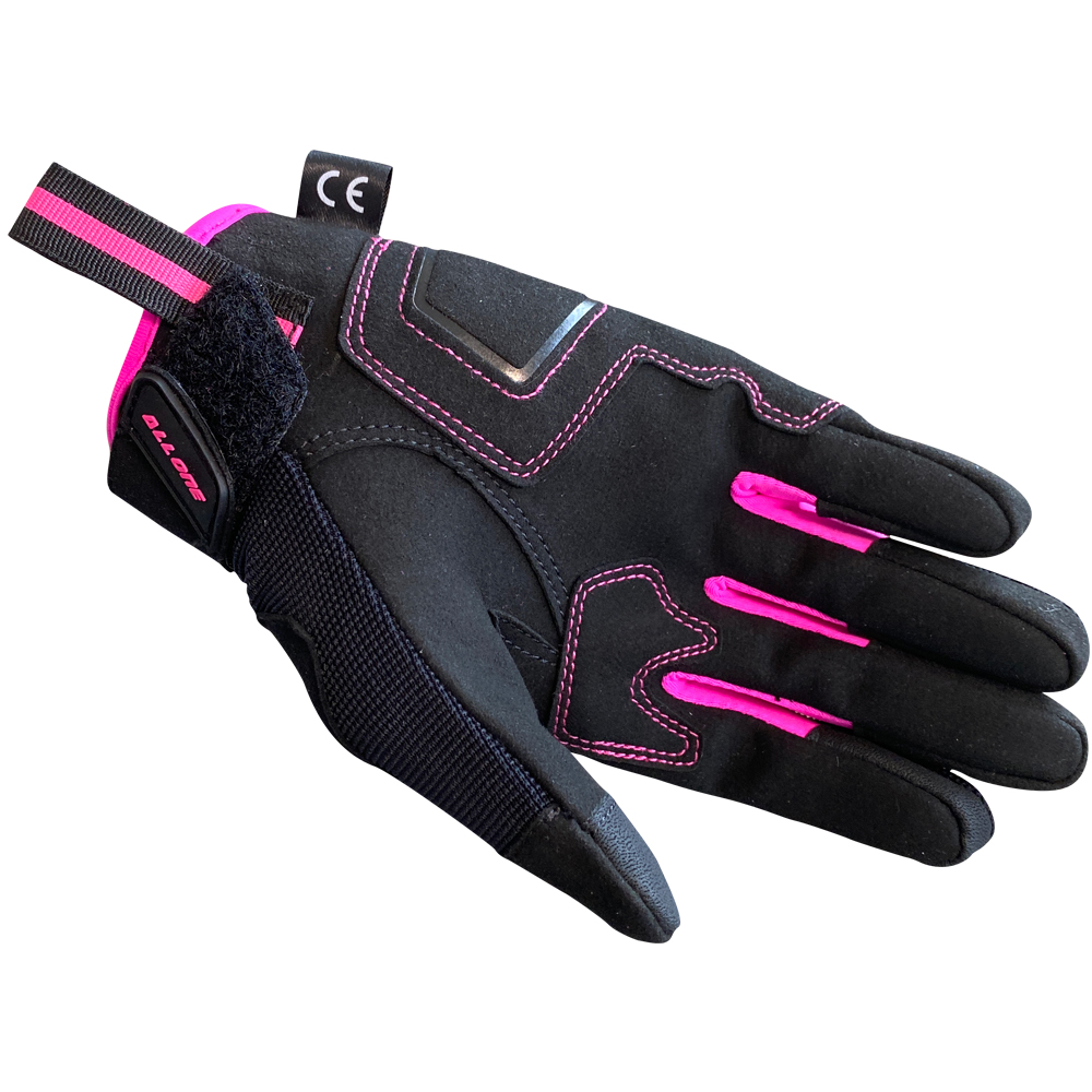 All One - Gants femme Osaka Lady Noir / Rose
