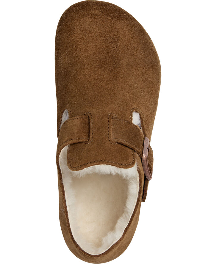 Birkenstock London Shearling LEVE Mink Braun