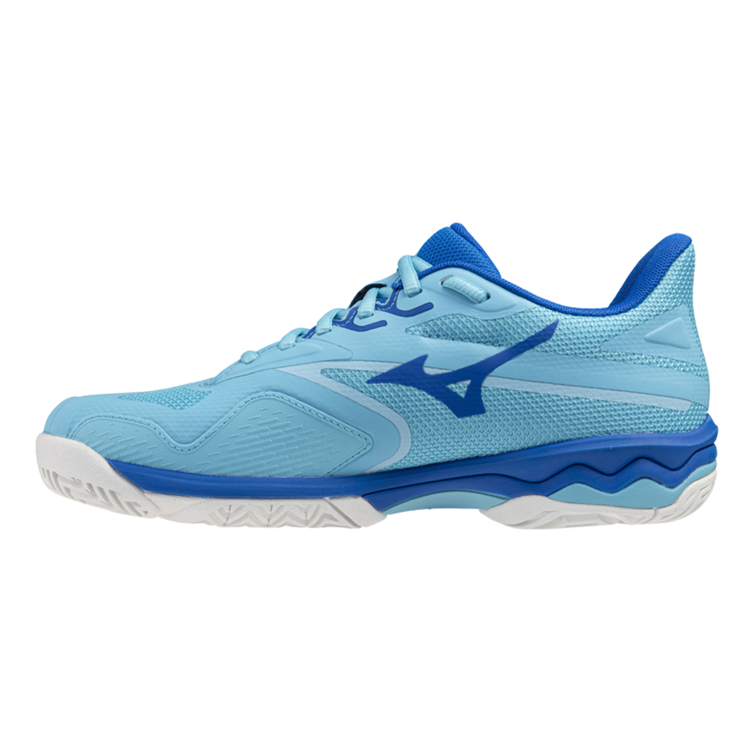 Mizuno Wave Exceed Light Chaussures Toutes Surfaces Femmes - Bleu , Blanc
