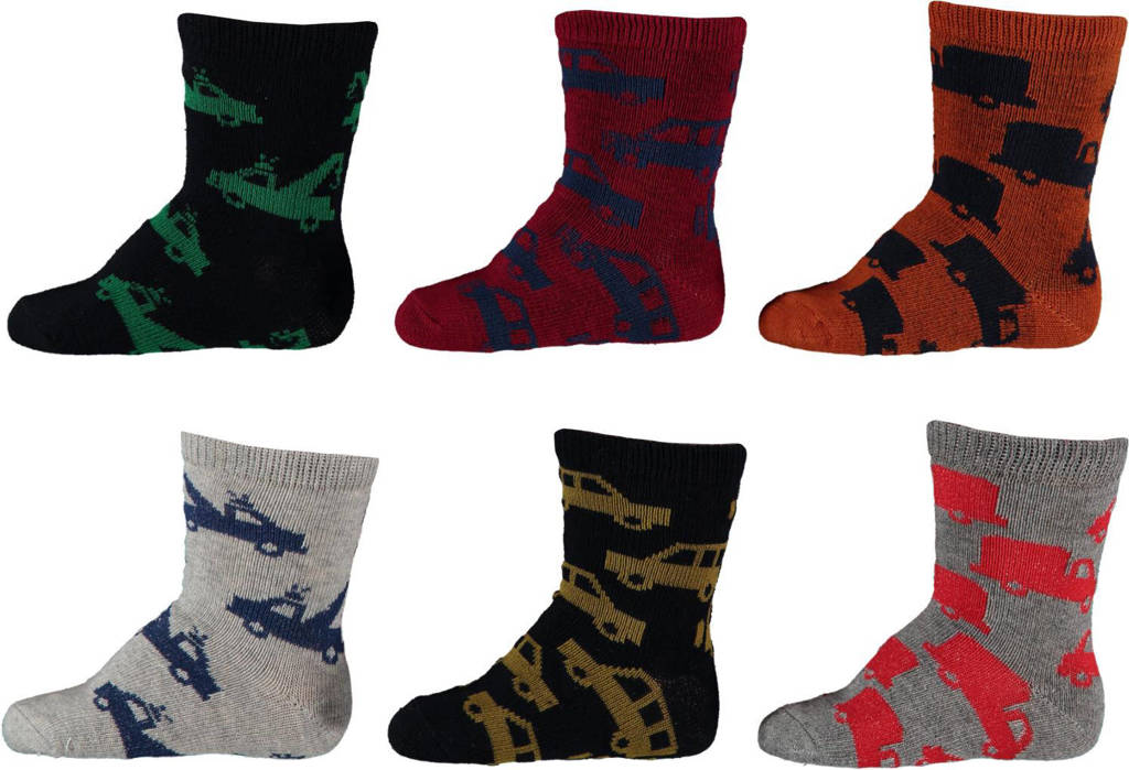 Apollo sokken - set van 6 multi