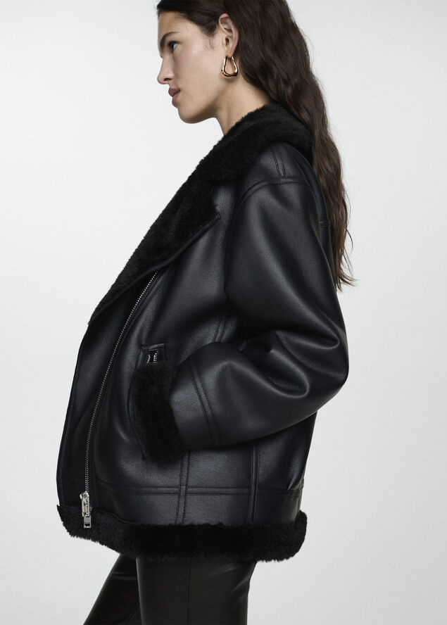 MANGO JACKET. -- ADRI Black