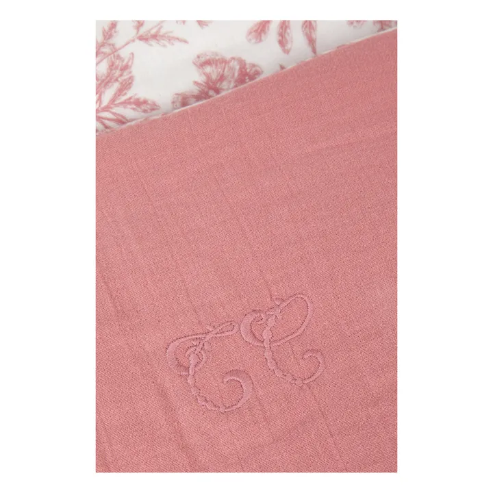 Tartine et Chocolat Couverture Toile de Jouy | Rose pêche