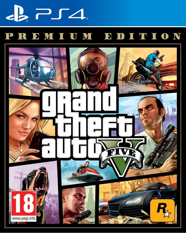 Grand Theft Auto V (GTA 5) Premium Edition (ES/Multi in Game)- PlayStation 4