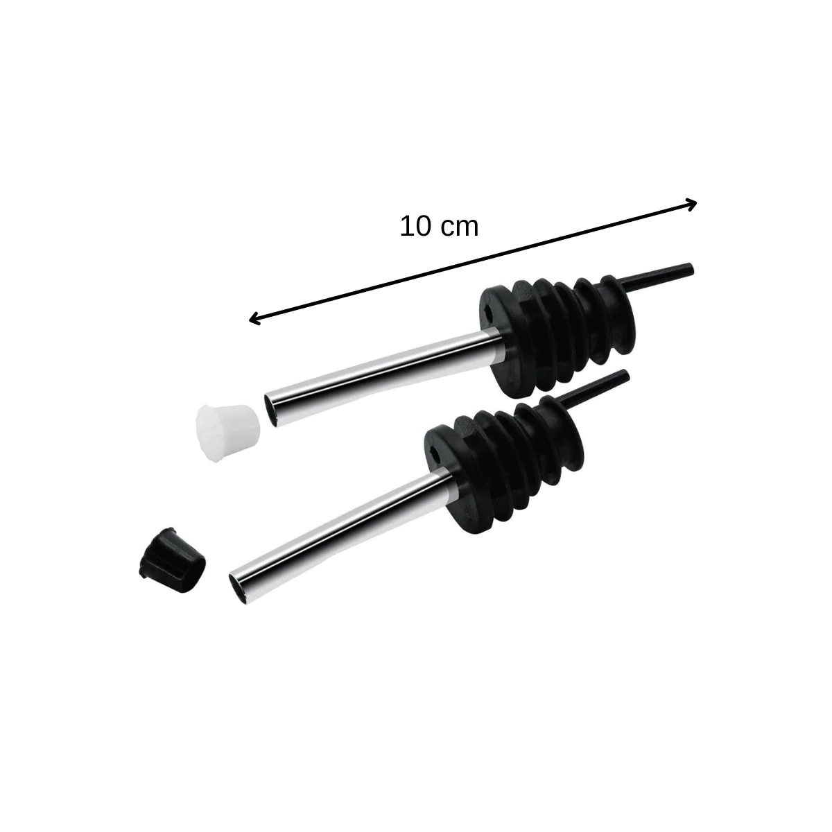 Lot de 4 becs verseurs pour bouteille Fackelmann
