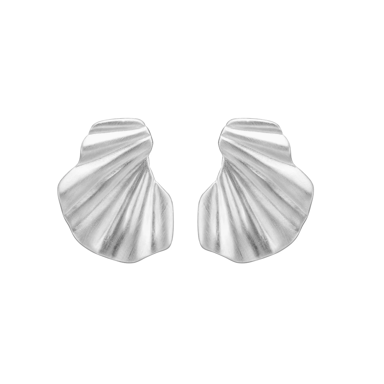 ENAMEL Copenhagen  Wave ørestikker - sølv