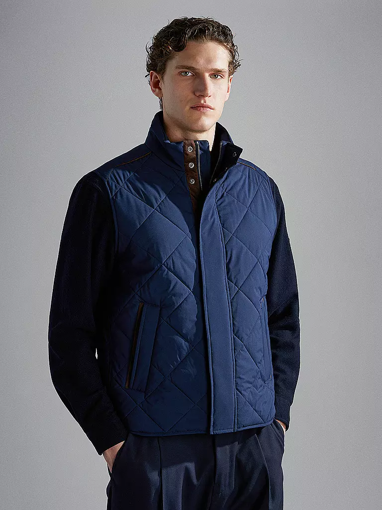 PAUL & SHARK Steppgilet  dunkelblau