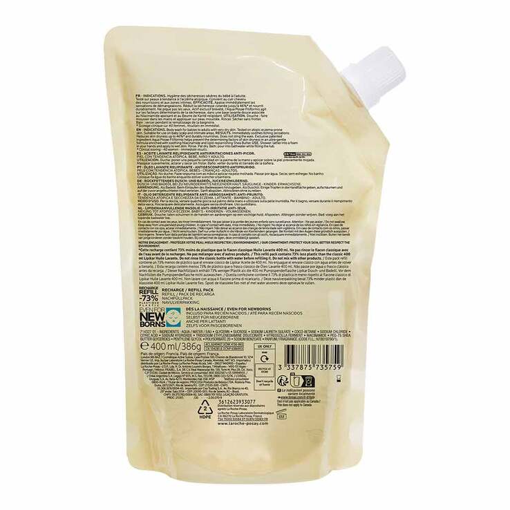 La Roche-Posay Lipikar Dusch- und Badeöl AP + , 400 ml