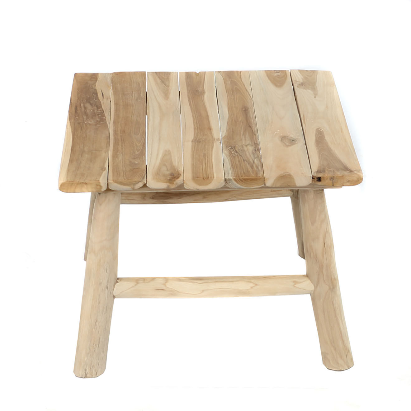 Bazar Bizar Table d'appoint L'île naturel - 50x50x38 cm