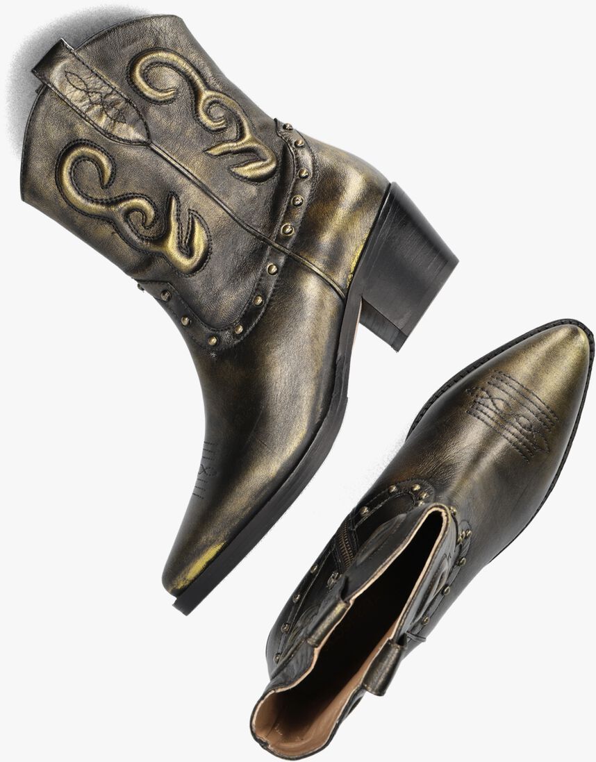 GOOSECRAFT gouden goosecraft cowboylaarzen viv 1-a