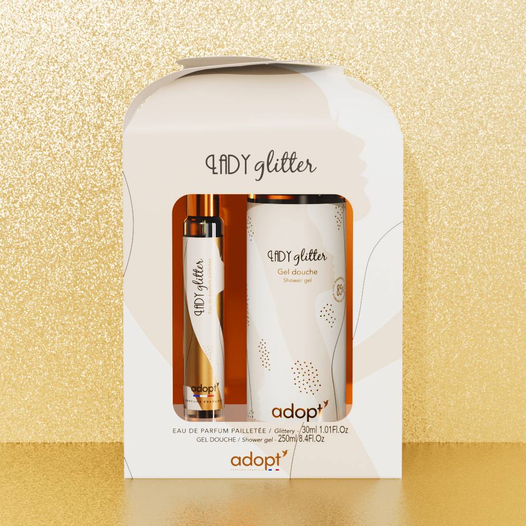 Lady glitter Coffret eau de parfum 30 ml + gel douche