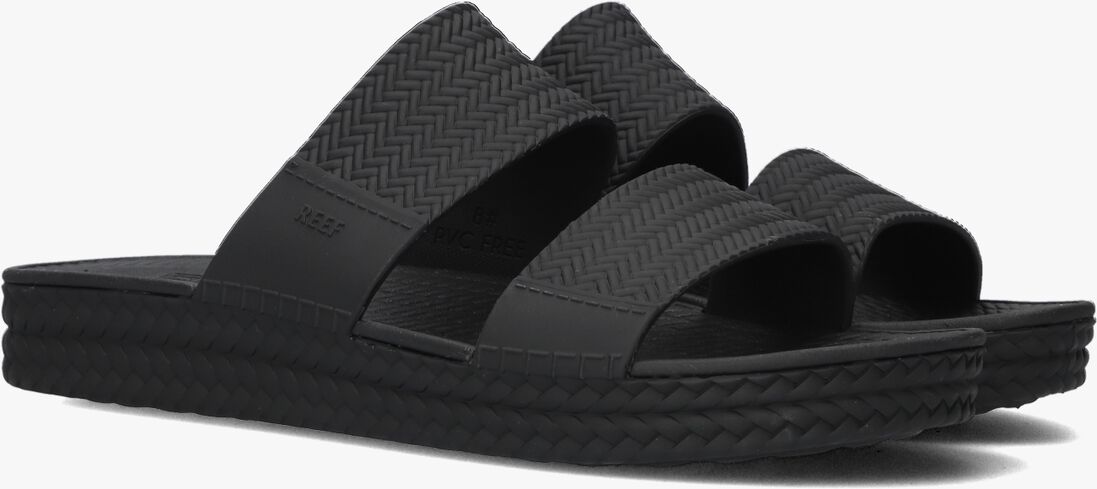 REEF zwarte reef slippers water vista slide