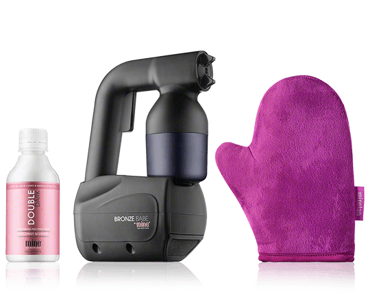 MineTan Bronze Babe Home Spray Tan Kit Black 3-teilig